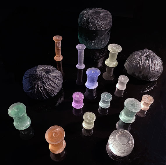 Photograph of Jen Blazina's artwork titled Spinning.